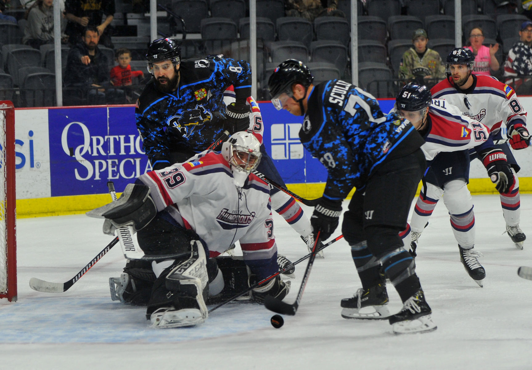 Quad City Storm vs Evansville hockey